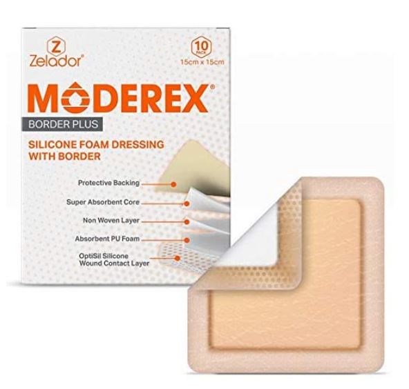 AEROFOAM PLUS Adhesive Foam Dressings 10 x 10cm Box/2