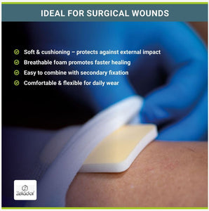 Moderex Non Adhesive PU Foam Dressing