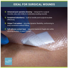 Load image into Gallery viewer, Moderex Post-Op Silicone Dressing
