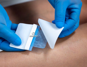 Moderex Hydro-cool Hydrogel dressing with adhesive border