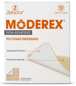 Moderex Non Adhesive PU Foam Dressing